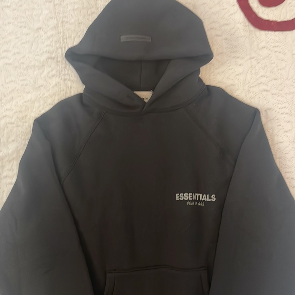 Essentials Fear of God black hoodie size S